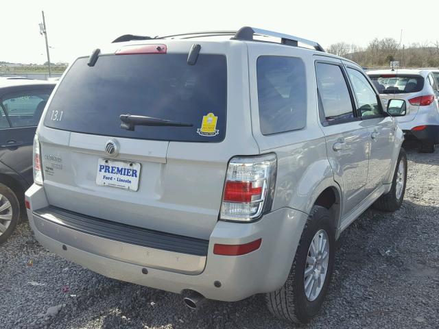 4M2CU87GX9KJ12545 - 2009 MERCURY MARINER PR BEIGE photo 4