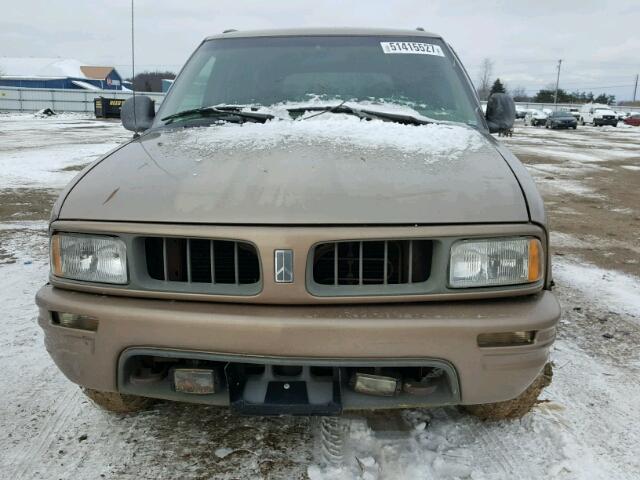 1GHDT13W7V2706726 - 1997 OLDSMOBILE BRAVADA TAN photo 9