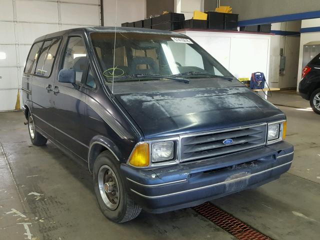 1FMCA11UXKZB13076 - 1989 FORD AEROSTAR BLUE photo 1