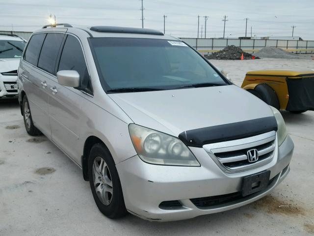 5FNRL38736B025440 - 2006 HONDA ODYSSEY EX GRAY photo 1