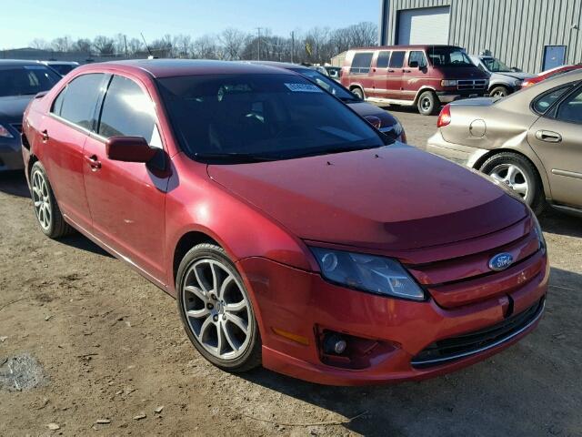 3FAHP0HA5BR271897 - 2011 FORD FUSION SE RED photo 1