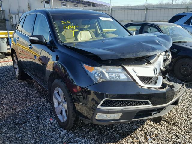 2HNYD2H25CH541077 - 2012 ACURA MDX BLACK photo 1