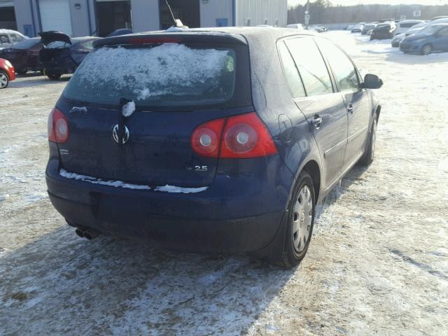 WVWDA71K18W121233 - 2008 VOLKSWAGEN RABBIT BLUE photo 4