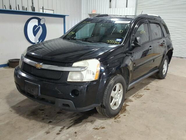 2CNDL13F786333261 - 2008 CHEVROLET EQUINOX LS BLACK photo 2