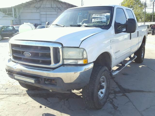 1FTNW21F42EC61446 - 2002 FORD F250 SUPER WHITE photo 2