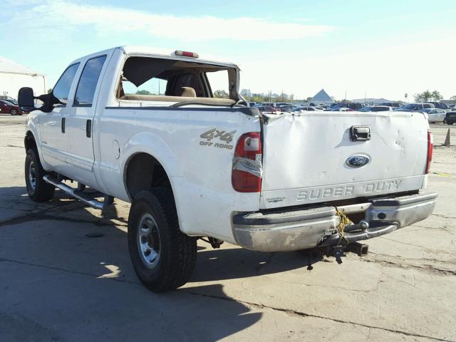 1FTNW21F42EC61446 - 2002 FORD F250 SUPER WHITE photo 3