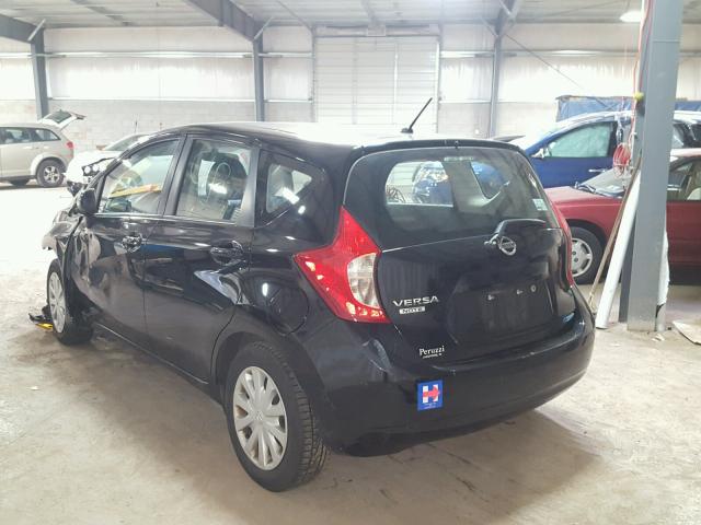 3N1CE2CP7EL398615 - 2014 NISSAN VERSA NOTE BLACK photo 3