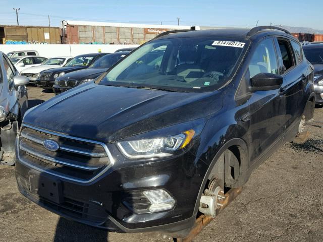 1FMCU0GD3HUC11185 - 2017 FORD ESCAPE SE BLACK photo 2