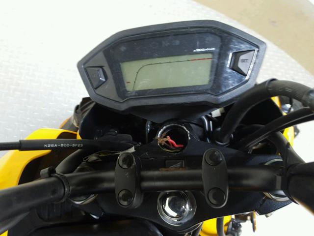 MLHJC6116F5106158 - 2015 HONDA GROM 125 YELLOW photo 10