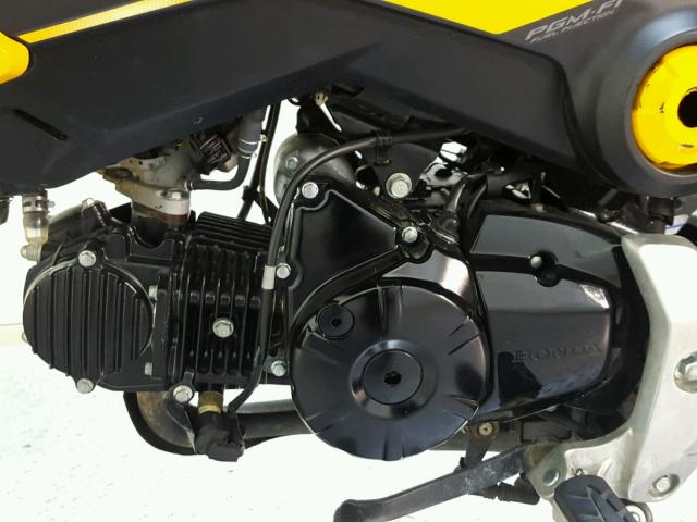 MLHJC6116F5106158 - 2015 HONDA GROM 125 YELLOW photo 11