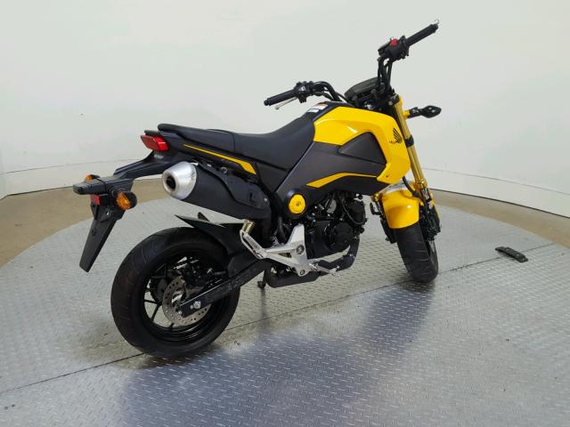 MLHJC6116F5106158 - 2015 HONDA GROM 125 YELLOW photo 8