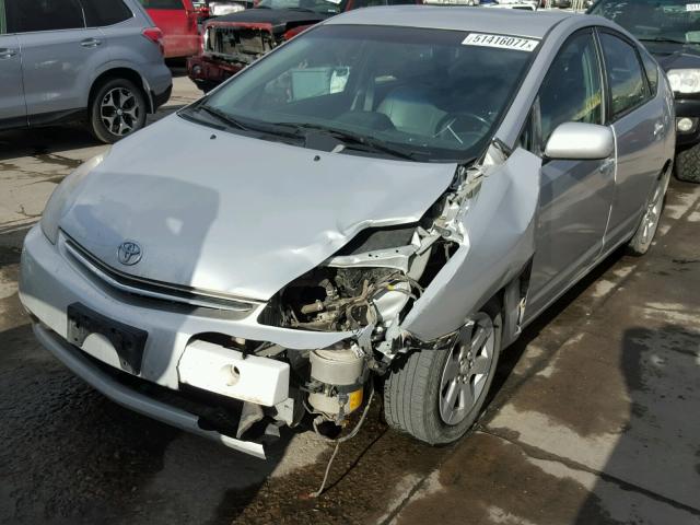 JTDKB20U667530992 - 2006 TOYOTA PRIUS SILVER photo 2