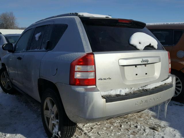 1J8FF47W48D512819 - 2008 JEEP COMPASS SP SILVER photo 3