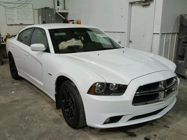 2C3CDXCT7DH701592 - 2013 DODGE CHARGER R/ WHITE photo 1