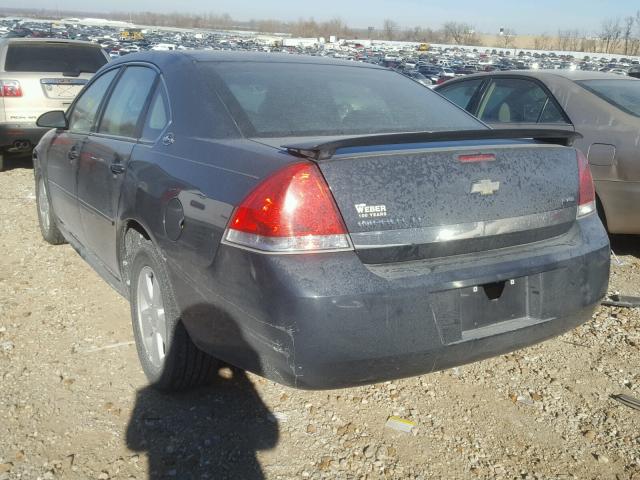 2G1WT57KX91214896 - 2009 CHEVROLET IMPALA 1LT GRAY photo 3