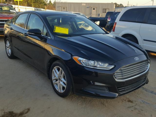 3FA6P0H75DR137843 - 2013 FORD FUSION SE BLACK photo 1