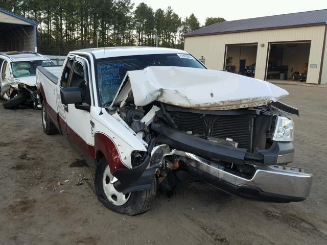 1FTVX12575NB93905 - 2005 FORD F150 WHITE photo 1