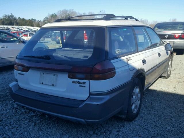 4S3BG6859W7632907 - 1998 SUBARU LEGACY 30T WHITE photo 4