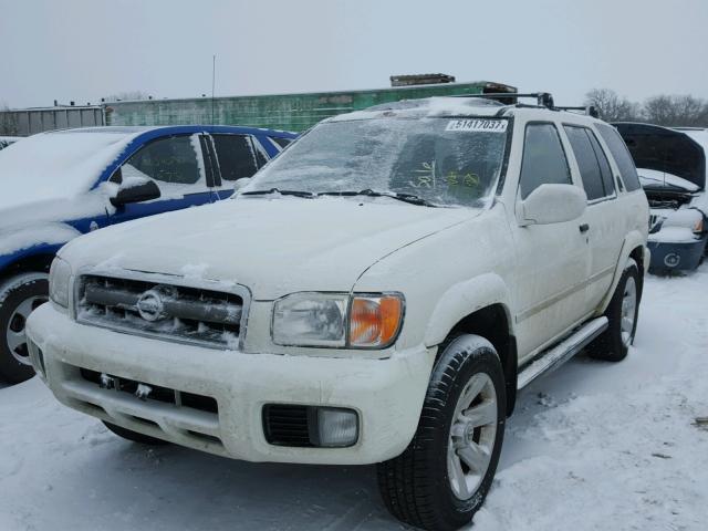 JN8DR09Y83W818470 - 2003 NISSAN PATHFINDER WHITE photo 2