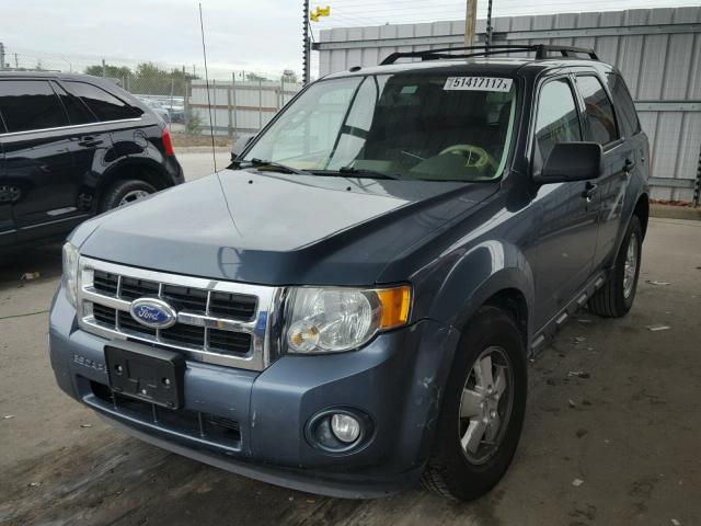 1FMCU0D75BKB95928 - 2011 FORD ESCAPE XLT BLUE photo 2