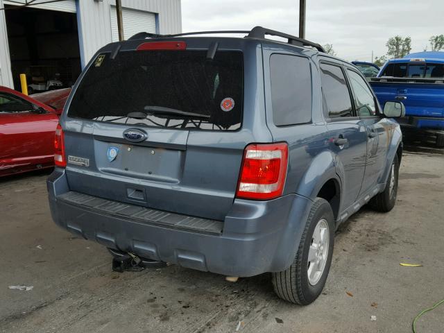 1FMCU0D75BKB95928 - 2011 FORD ESCAPE XLT BLUE photo 4