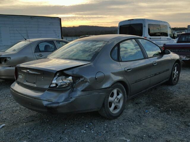 1FAHP53U11A155233 - 2001 FORD TAURUS SE GREEN photo 4