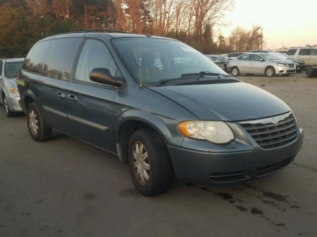 2A8GP54L37R260039 - 2007 CHRYSLER TOWN & COU BLUE photo 1