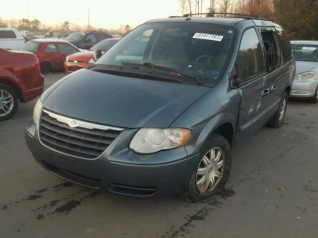 2A8GP54L37R260039 - 2007 CHRYSLER TOWN & COU BLUE photo 2