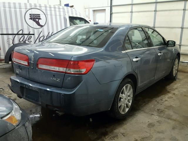 3LNHL2GC4BR757729 - 2011 LINCOLN MKZ BLUE photo 4