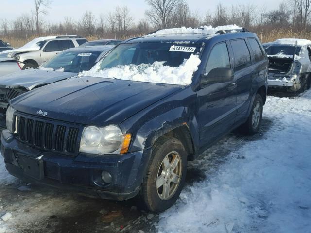 1J4GR48K96C148067 - 2006 JEEP GRAND CHER BLUE photo 2