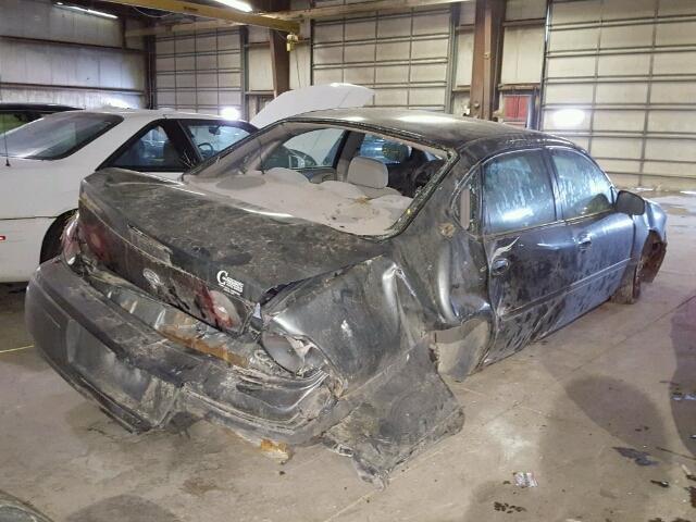 2G1WF52E249462286 - 2004 CHEVROLET IMPALA GRAY photo 4