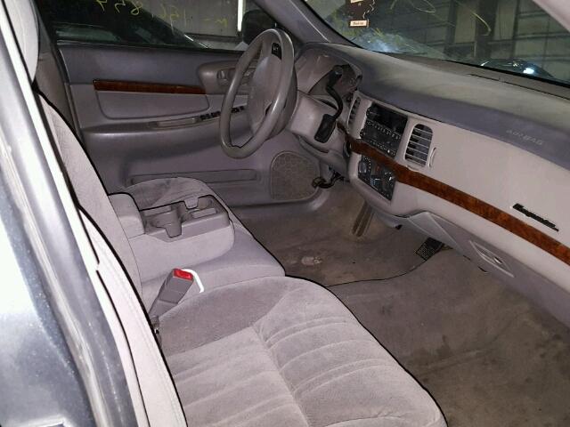 2G1WF52E249462286 - 2004 CHEVROLET IMPALA GRAY photo 5