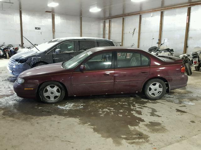 1G1NE52J316155093 - 2001 CHEVROLET MALIBU LS MAROON photo 9