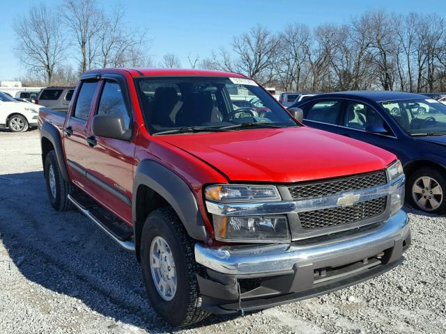 1GCDT136348153901 - 2004 CHEVROLET COLORADO RED photo 1