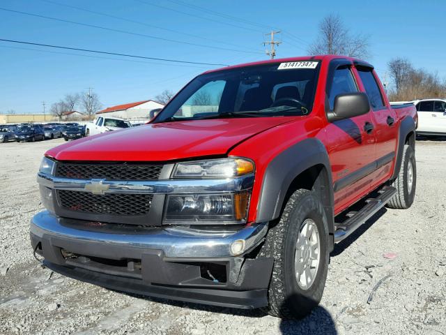 1GCDT136348153901 - 2004 CHEVROLET COLORADO RED photo 2