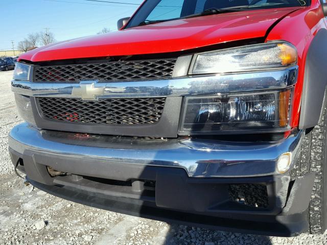 1GCDT136348153901 - 2004 CHEVROLET COLORADO RED photo 9