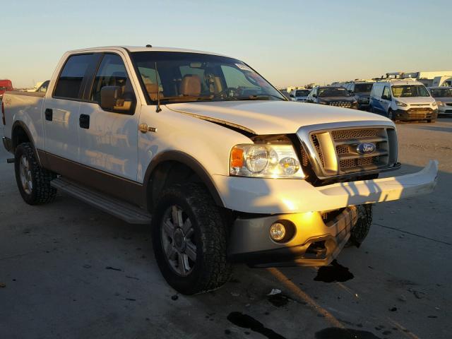 1FTPW14556KB03744 - 2006 FORD F150 SUPER WHITE photo 1