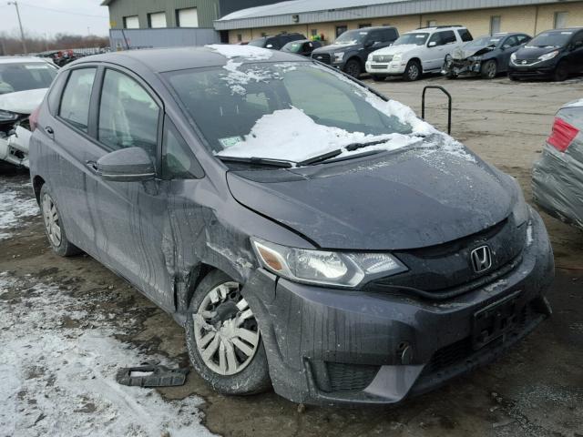 3HGGK5H58FM740781 - 2015 HONDA FIT LX GRAY photo 1