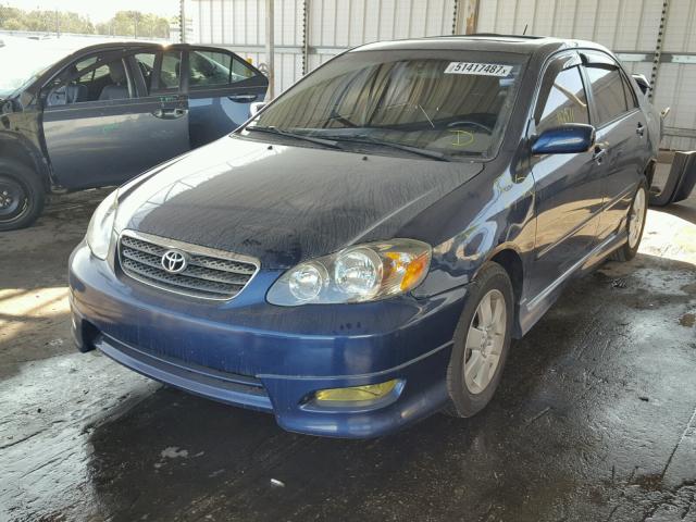 1NXBR32E28Z965595 - 2008 TOYOTA COROLLA CE BLUE photo 2