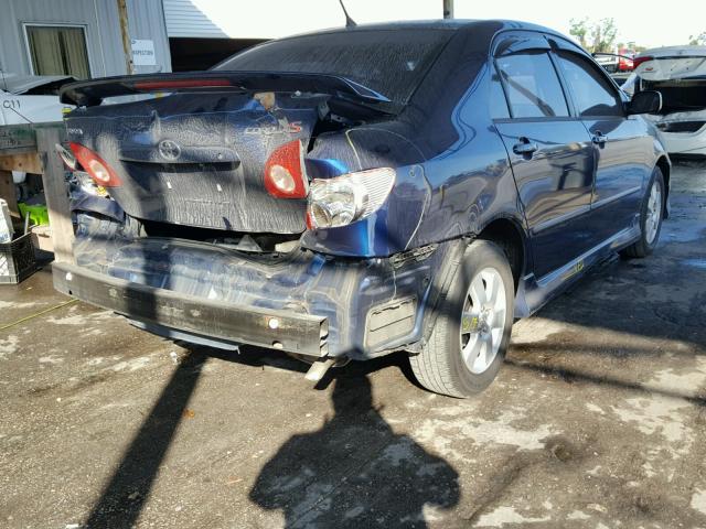 1NXBR32E28Z965595 - 2008 TOYOTA COROLLA CE BLUE photo 4