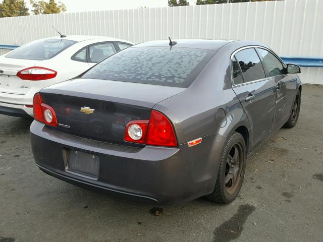 1G1ZA5E17BF233546 - 2011 CHEVROLET MALIBU LS CHARCOAL photo 4