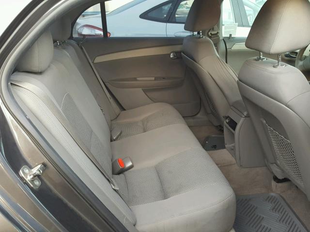 1G1ZA5E17BF233546 - 2011 CHEVROLET MALIBU LS CHARCOAL photo 6