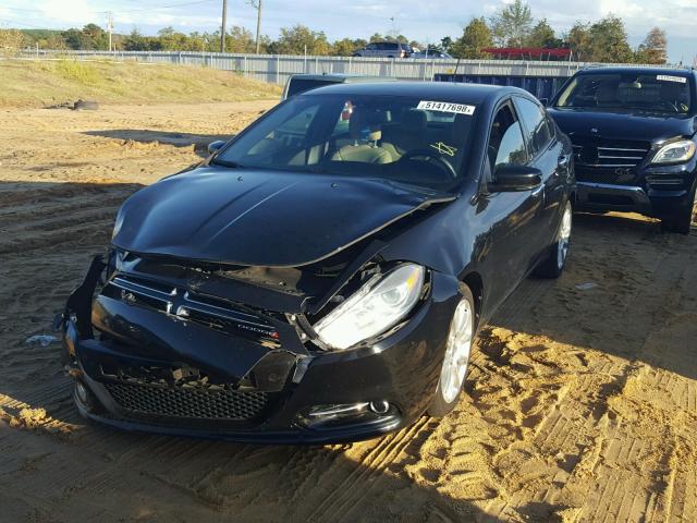 1C3CDFCA9DD174015 - 2013 DODGE DART LIMIT BLACK photo 2