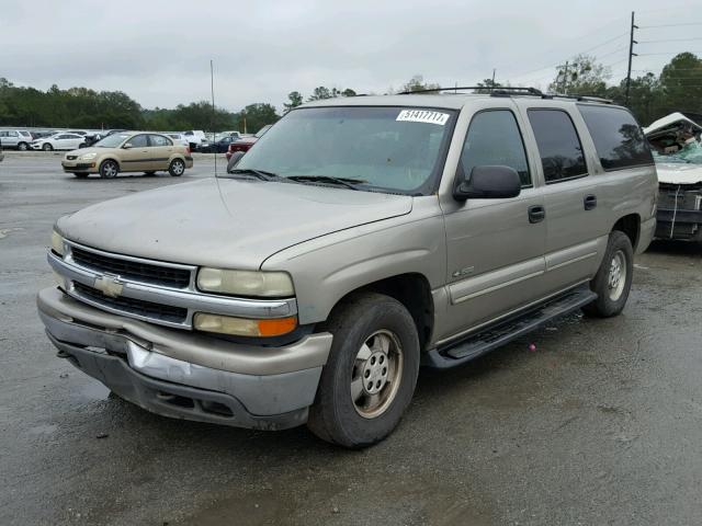 3GNFK16T8YG155633 - 2000 CHEVROLET SUBURBAN K TAN photo 2