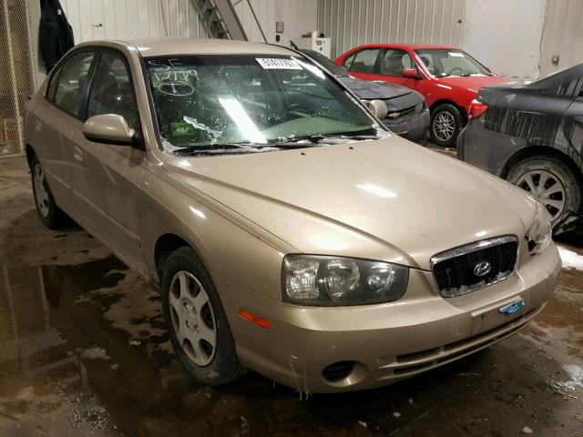 KMHDN45D93U664294 - 2003 HYUNDAI ELANTRA GL TAN photo 1