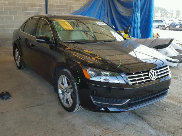 1VWBN7A36EC096103 - 2014 VOLKSWAGEN PASSAT SE BLACK photo 1