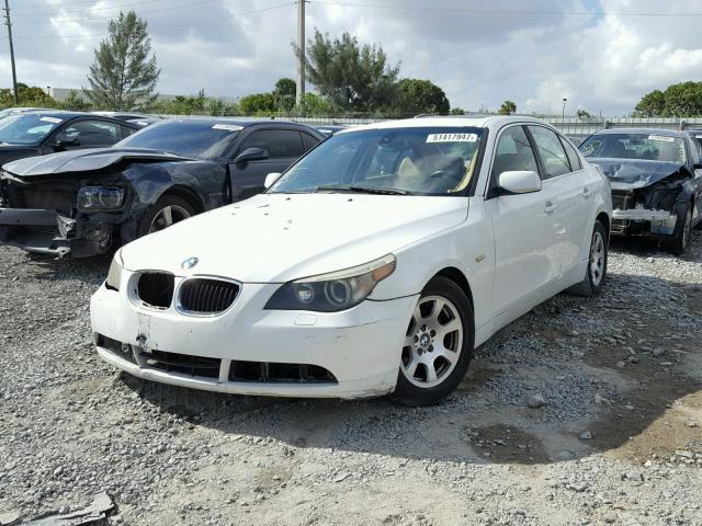 WBANA53534B176667 - 2004 BMW 525 I WHITE photo 2