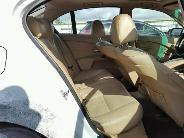 WBANA53534B176667 - 2004 BMW 525 I WHITE photo 6