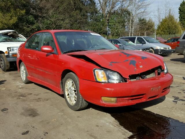 4S3BE6450Y7206439 - 2000 SUBARU LEGACY GT RED photo 1