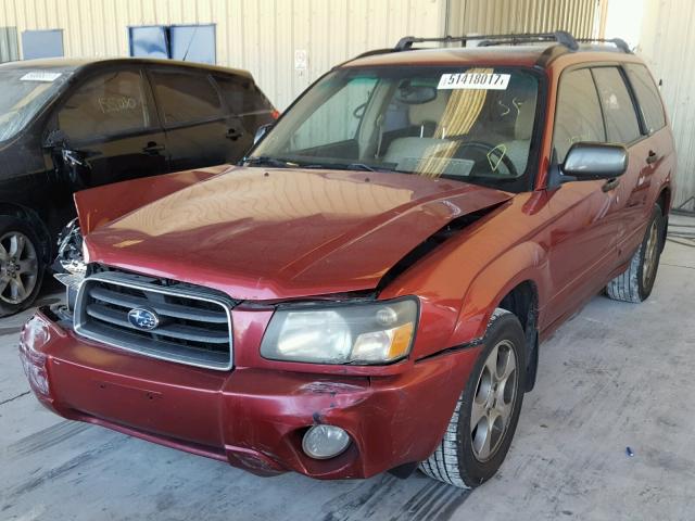 JF1SG656X3H710085 - 2003 SUBARU FORESTER 2 RED photo 2